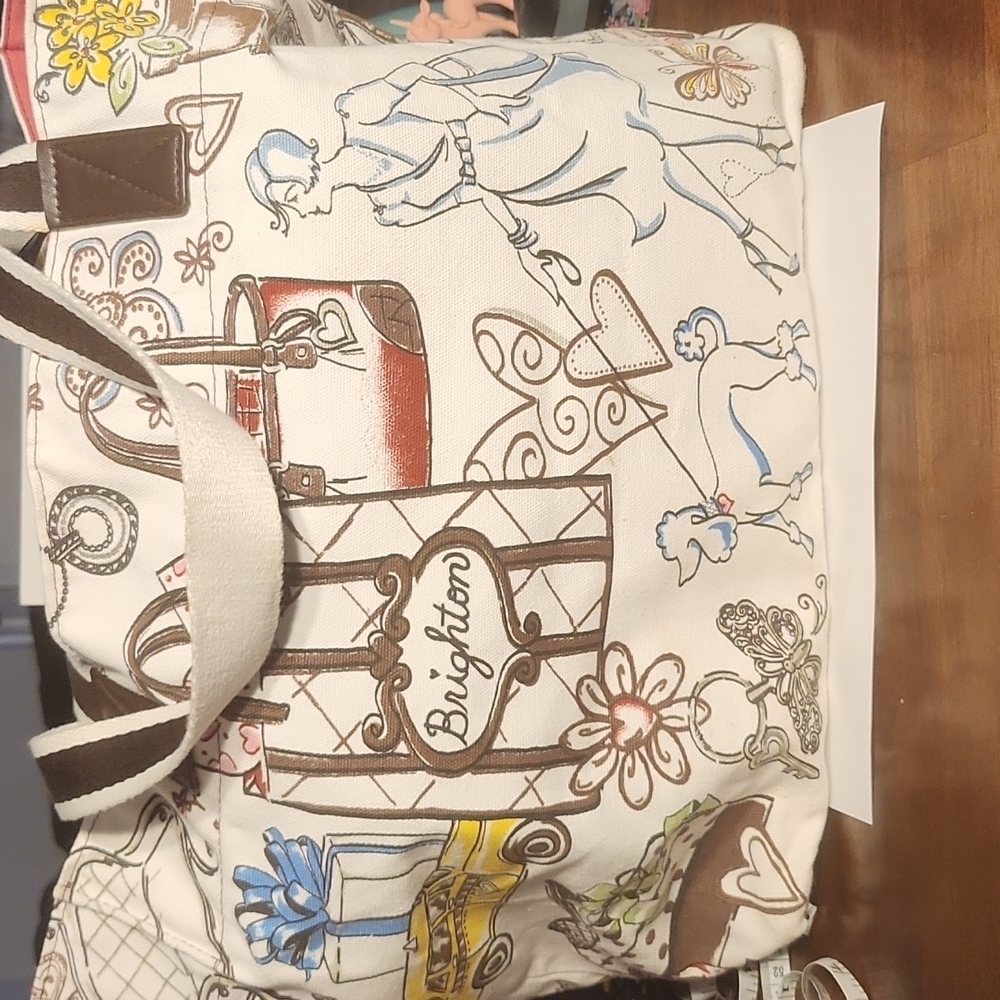 Brighton Cartoon Print Tote